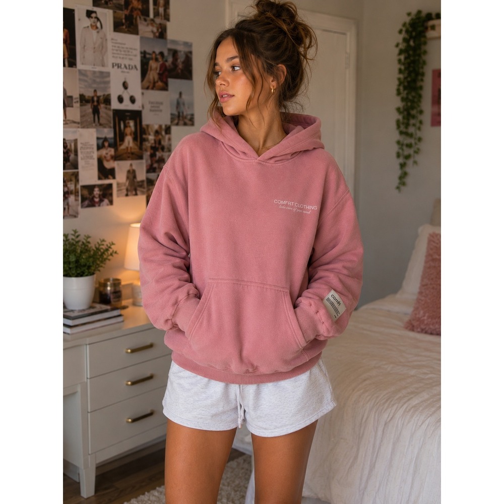 Comfrt Hoodie Kids Medium Pink You Matter Warmth Graphic Sweatshirt